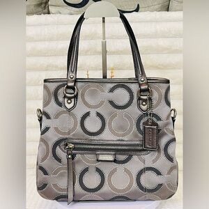 EUC COACH 2013 #J1373 29128E DAISY shoulder crossbody bag in gray